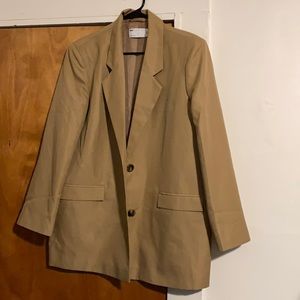 ASOS oversized caramel blazer